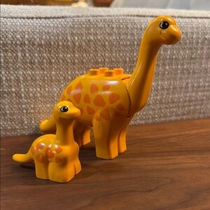 Lego Duplo Orange Building Set Dinosaur Toys